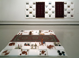 Gallery view from Sensus exhibition in Lahti Art Museum, 2001